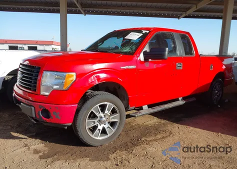 2014 Ford F-150 Stx из США, поврежденный, VIN 1FTEX1CM0EKD68065